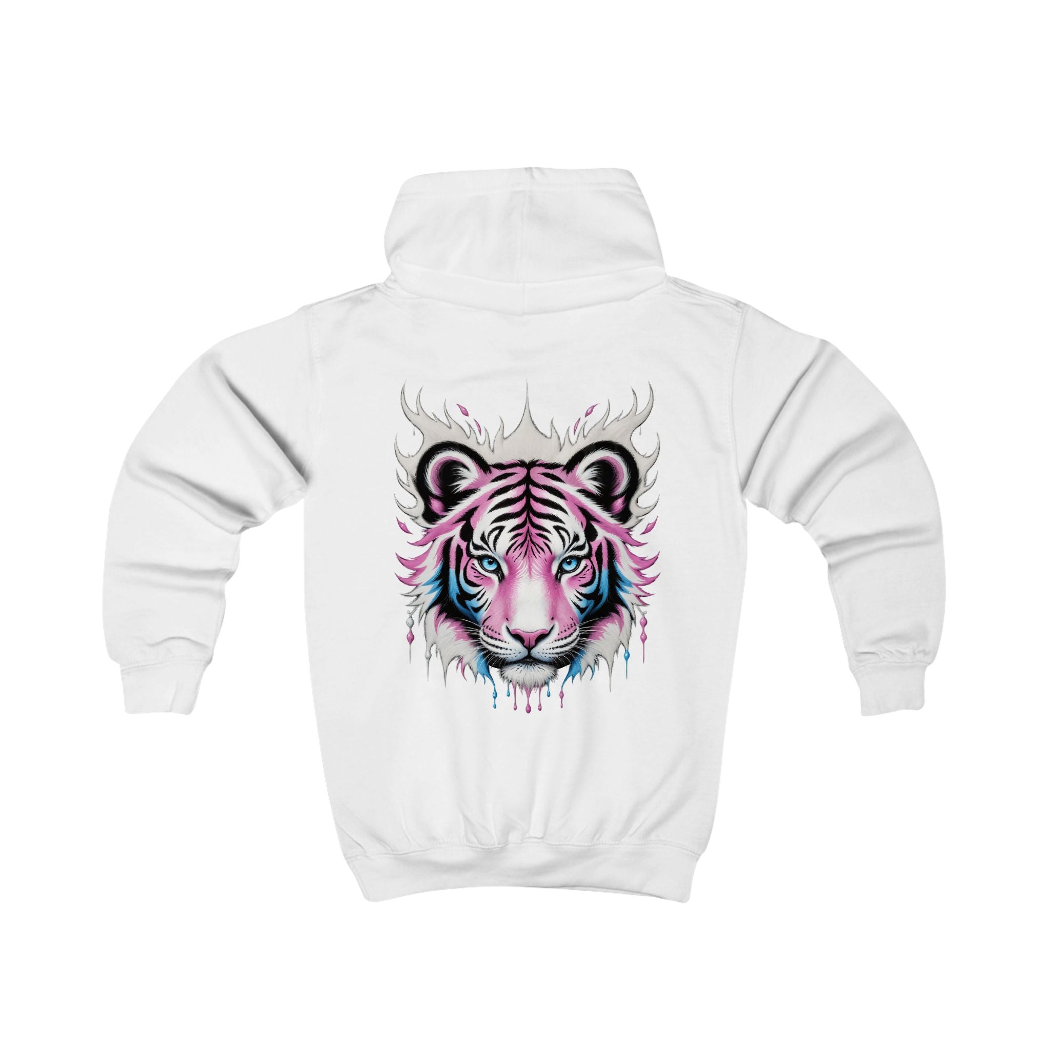 Blush Frost Tigre Blanco Youth Hoodie