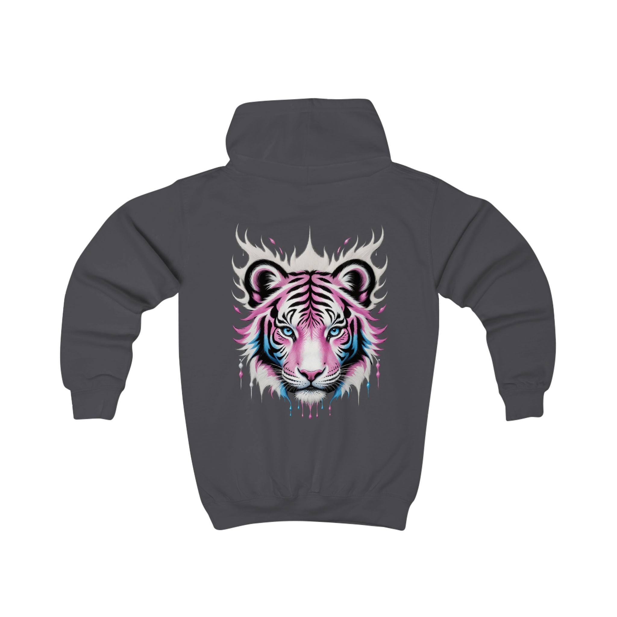 Blush Frost Tigre Blanco Youth Hoodie