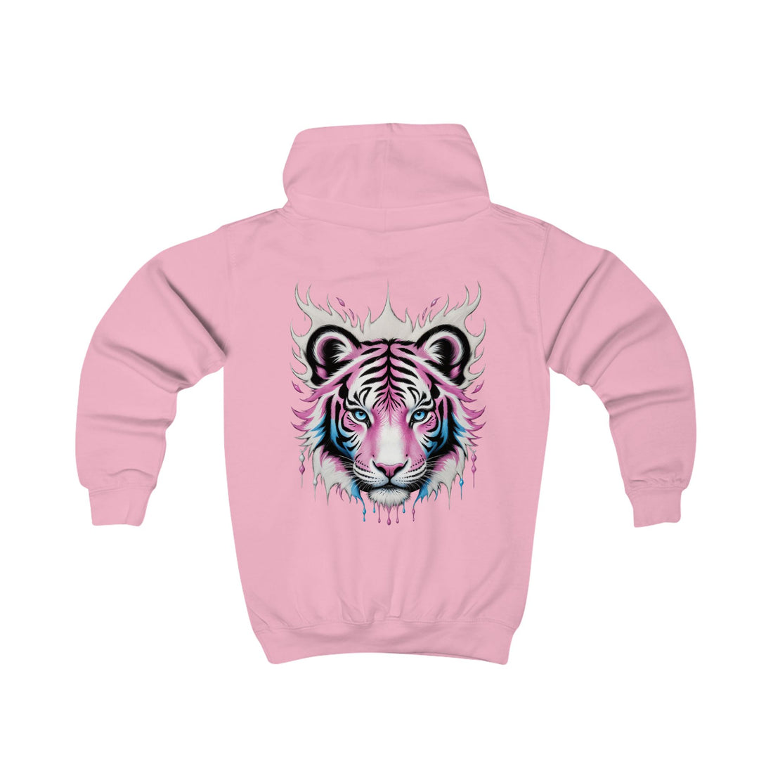Blush Frost Tigre Blanco Youth Hoodie