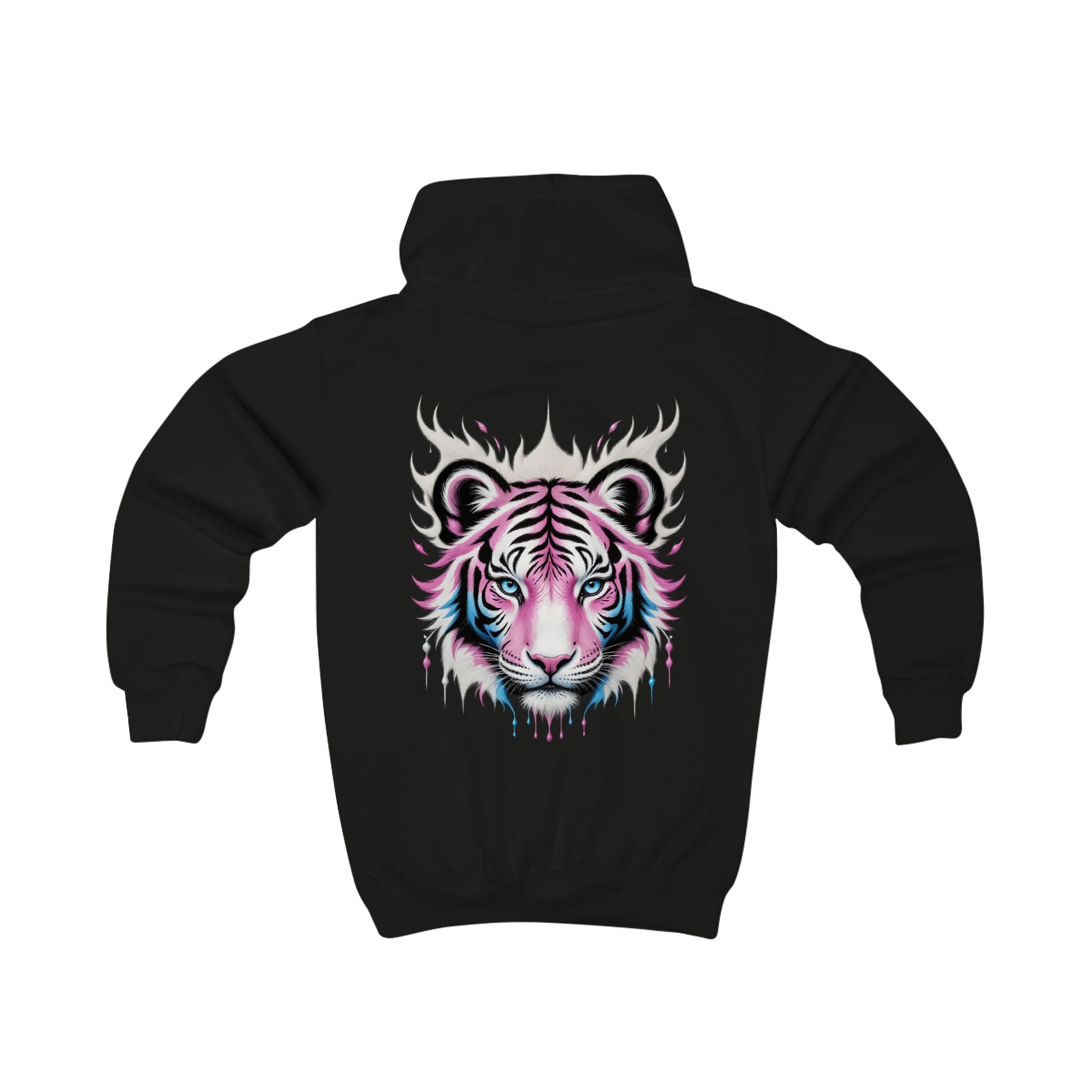 Blush Frost Tigre Blanco Youth Hoodie