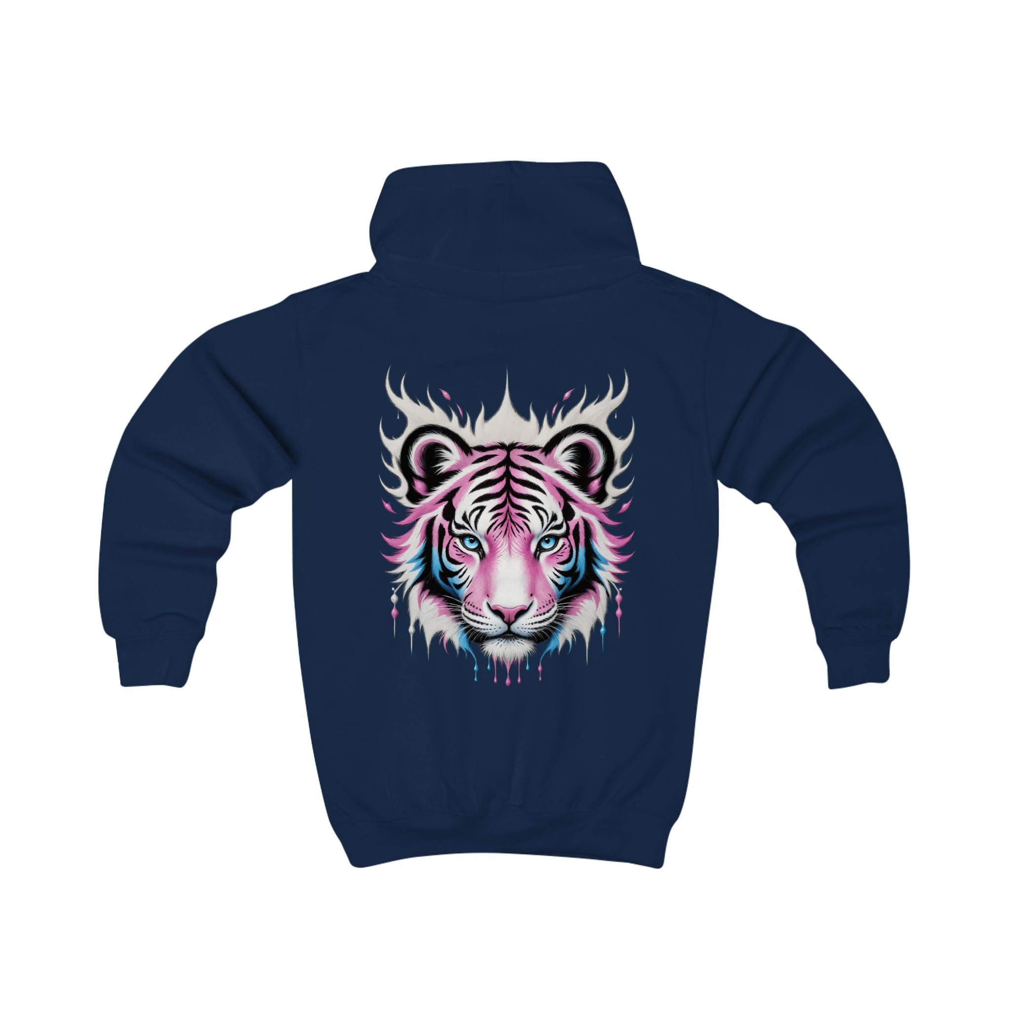 Blush Frost Tigre Blanco Youth Hoodie