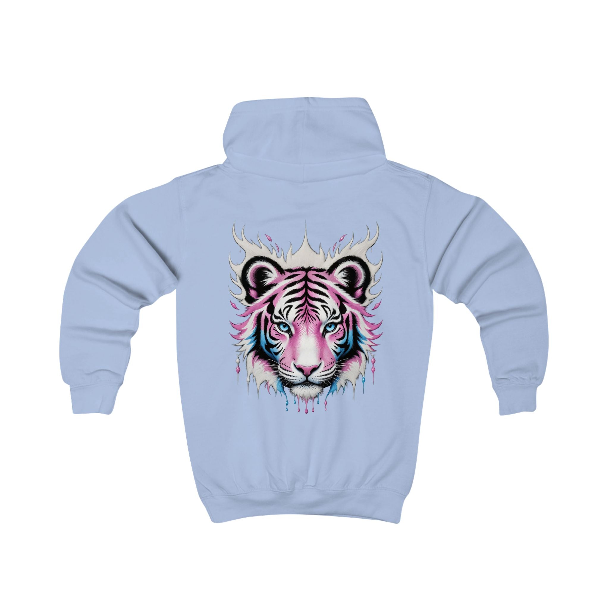 Blush Frost Tigre Blanco Youth Hoodie