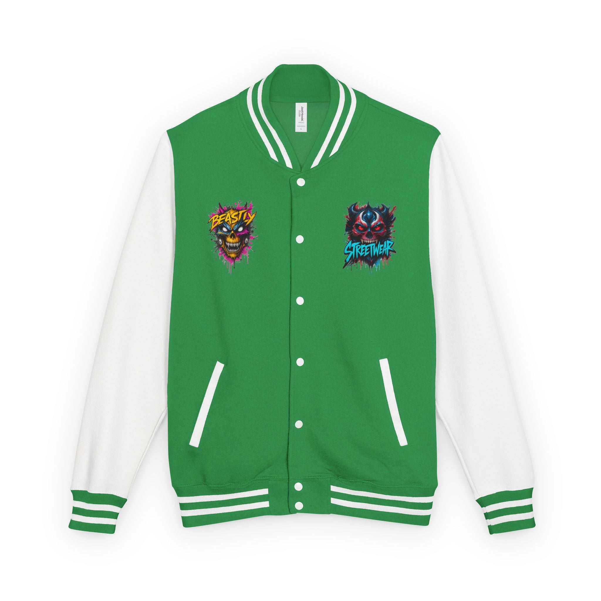 Beastly Streetwear Halloween Heavyweight Letterman Jacket