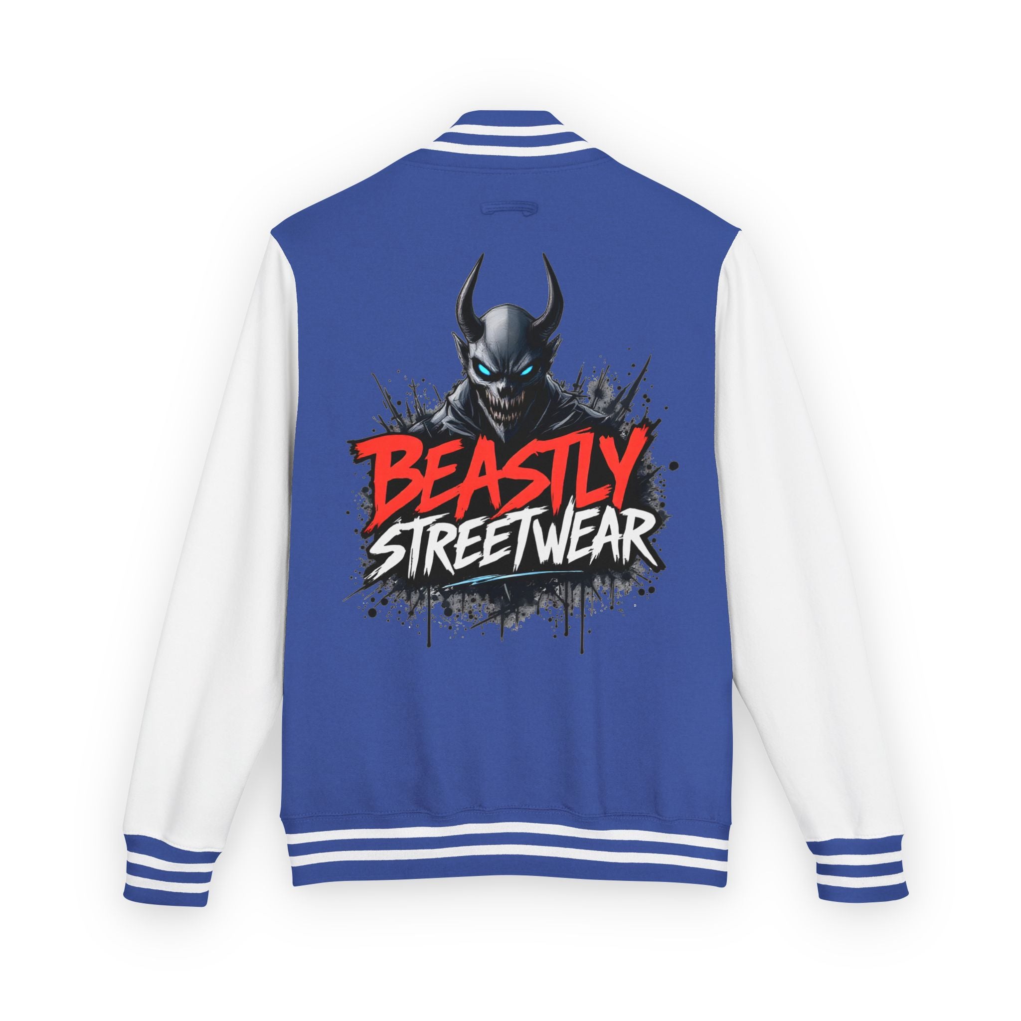 Beastly Streetwear Halloween Heavyweight Letterman Jacket