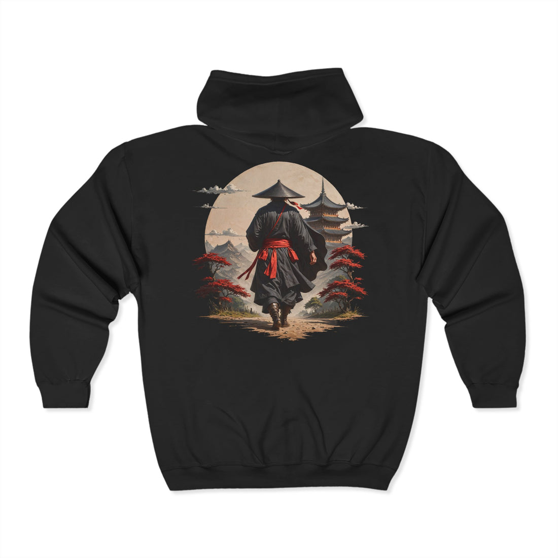 Path Of The Ronin Zip Up Hoodie