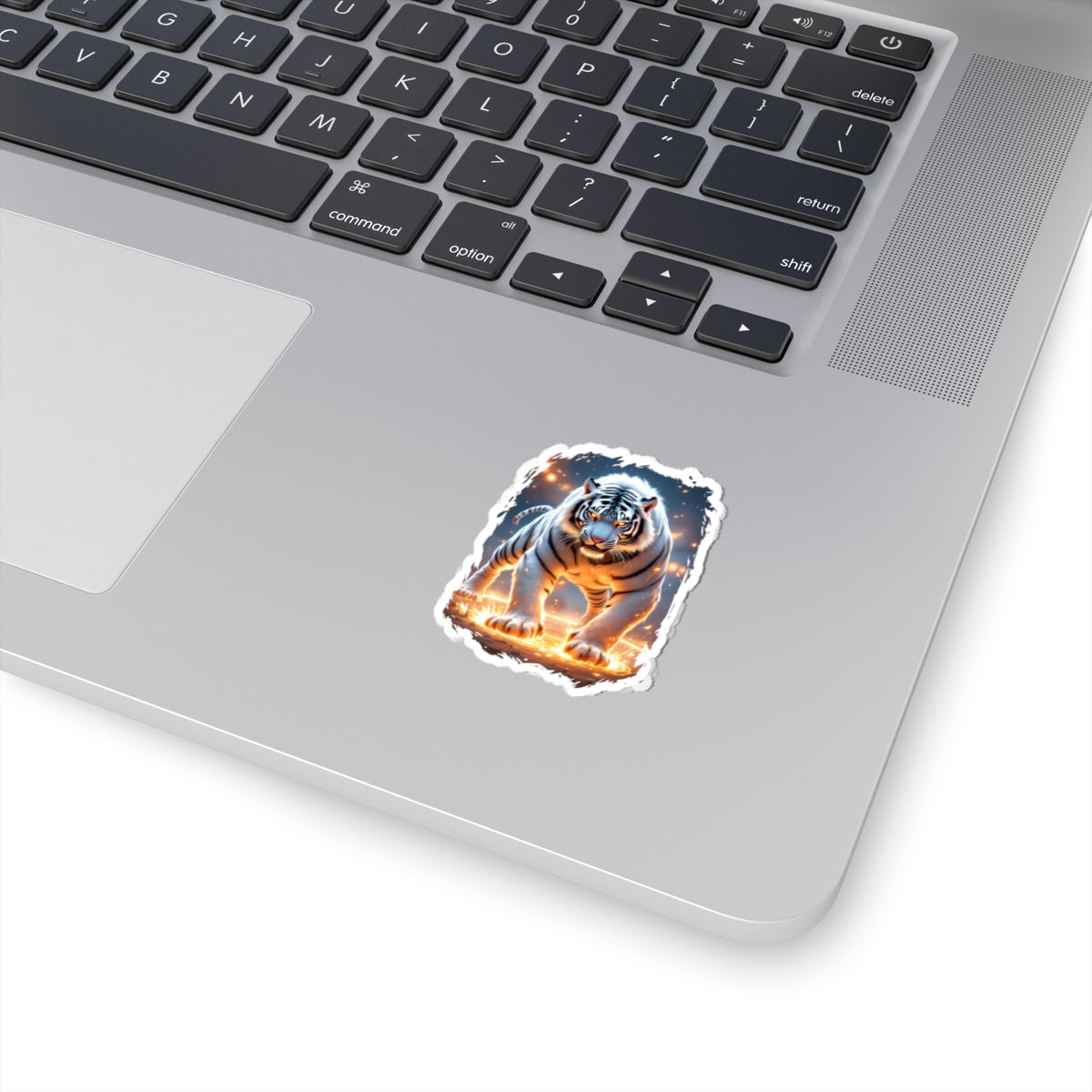 White Wildfire Sticker