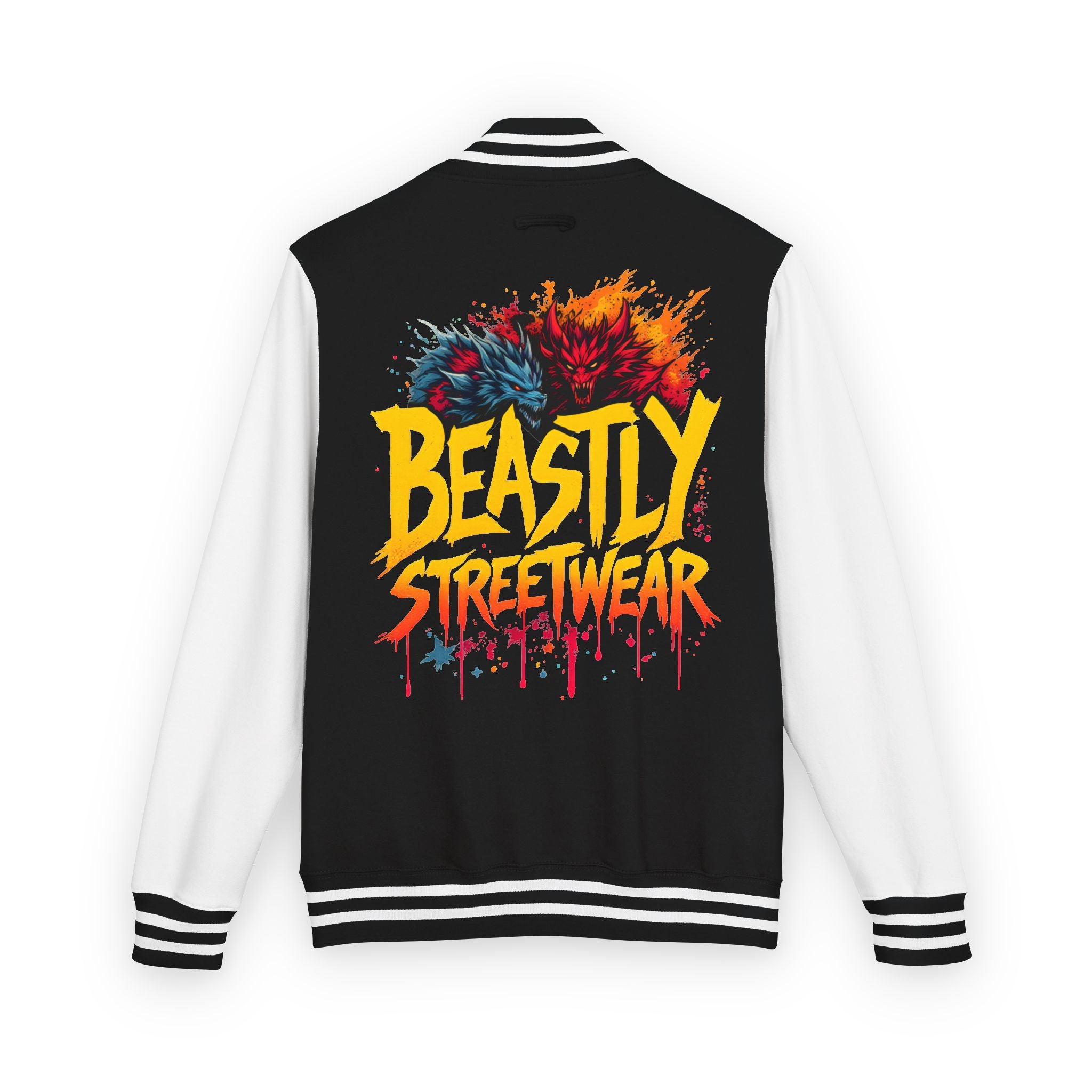 Beasts Of Fire And Ice Heavyweight Letterman Jacket