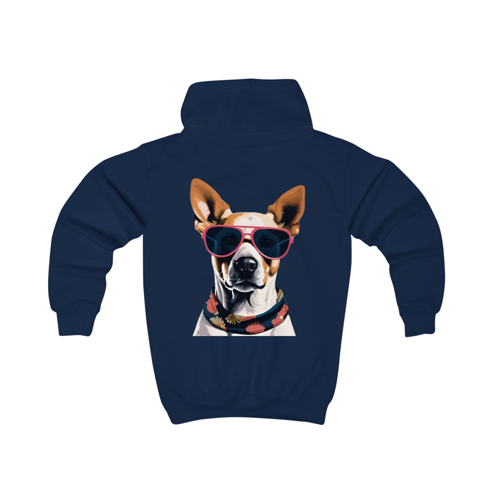 Hipster Pooch Youth Hoodie