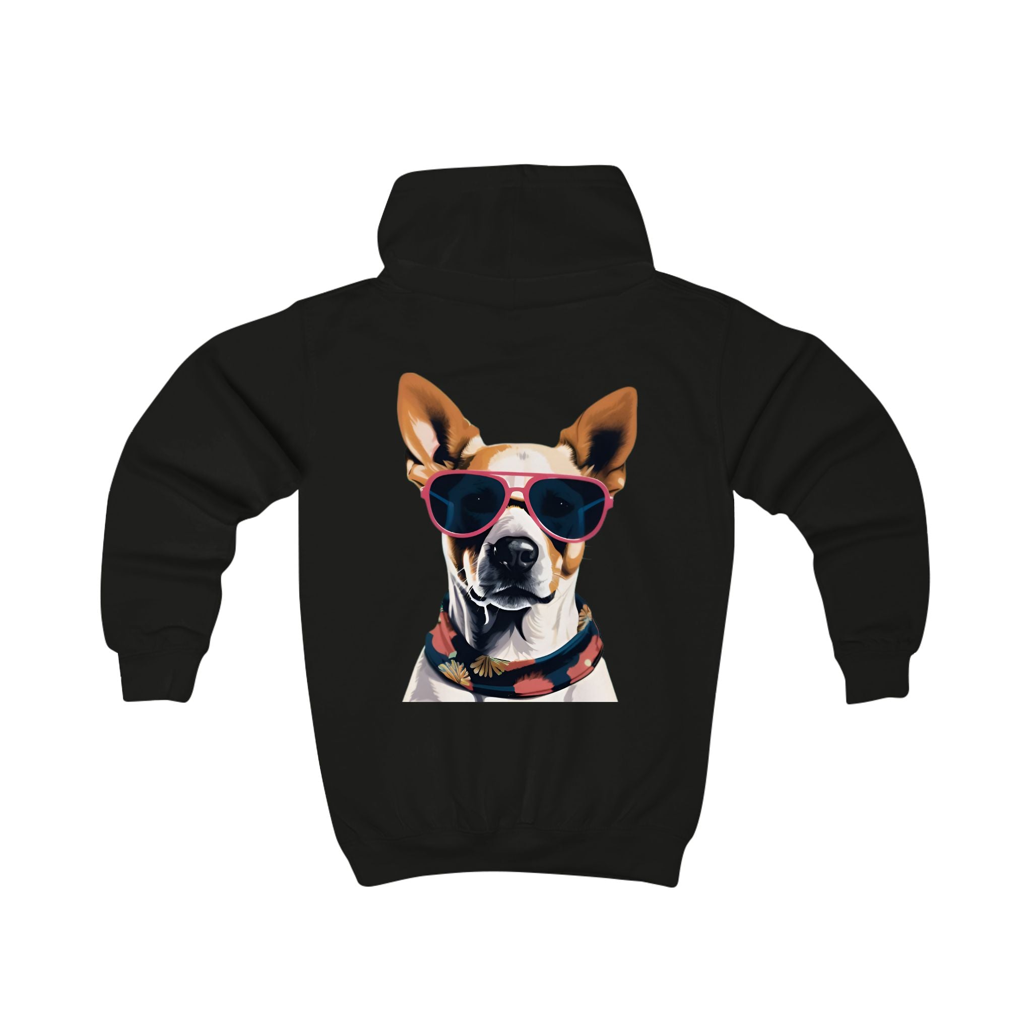 Hipster Pooch Youth Hoodie