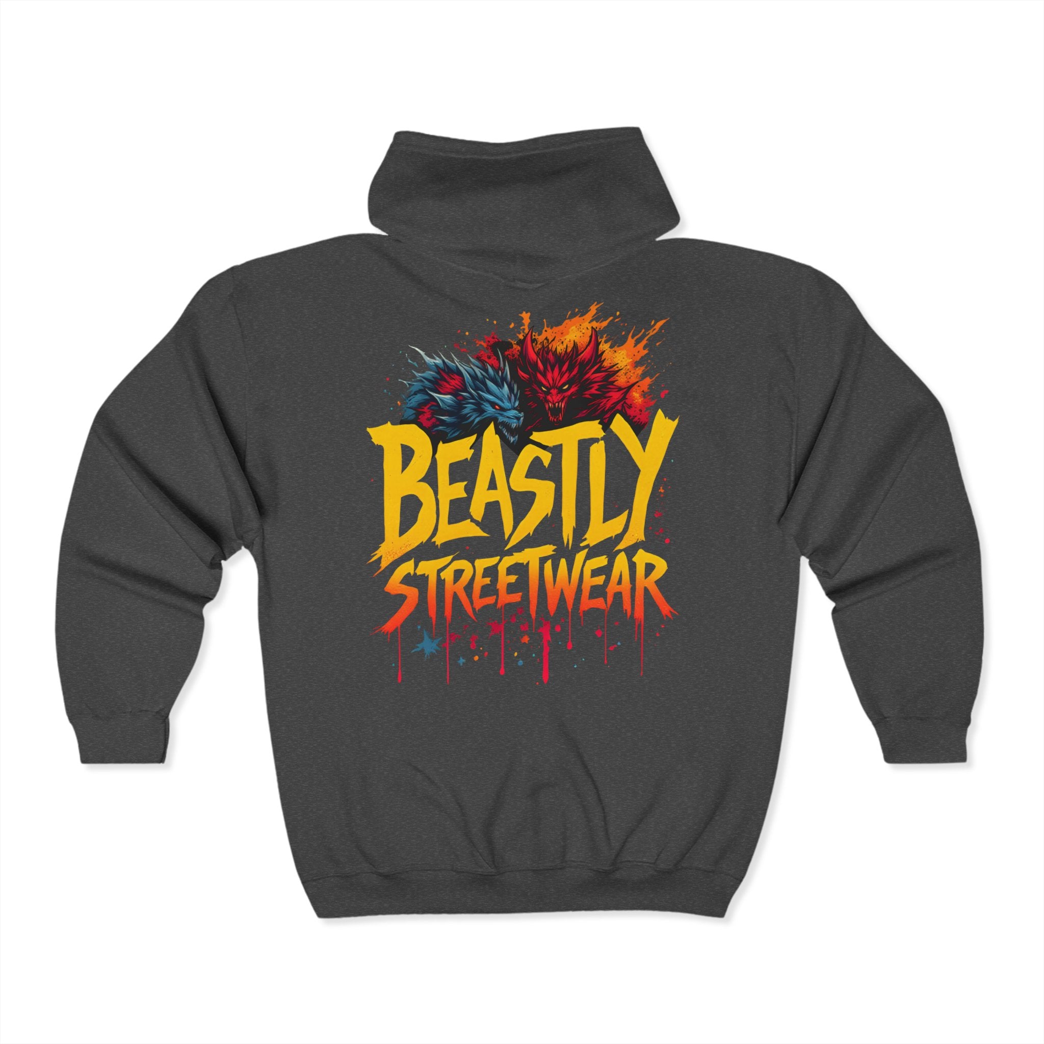 Beasts Of Fire And Ice Zip Up Hoodie