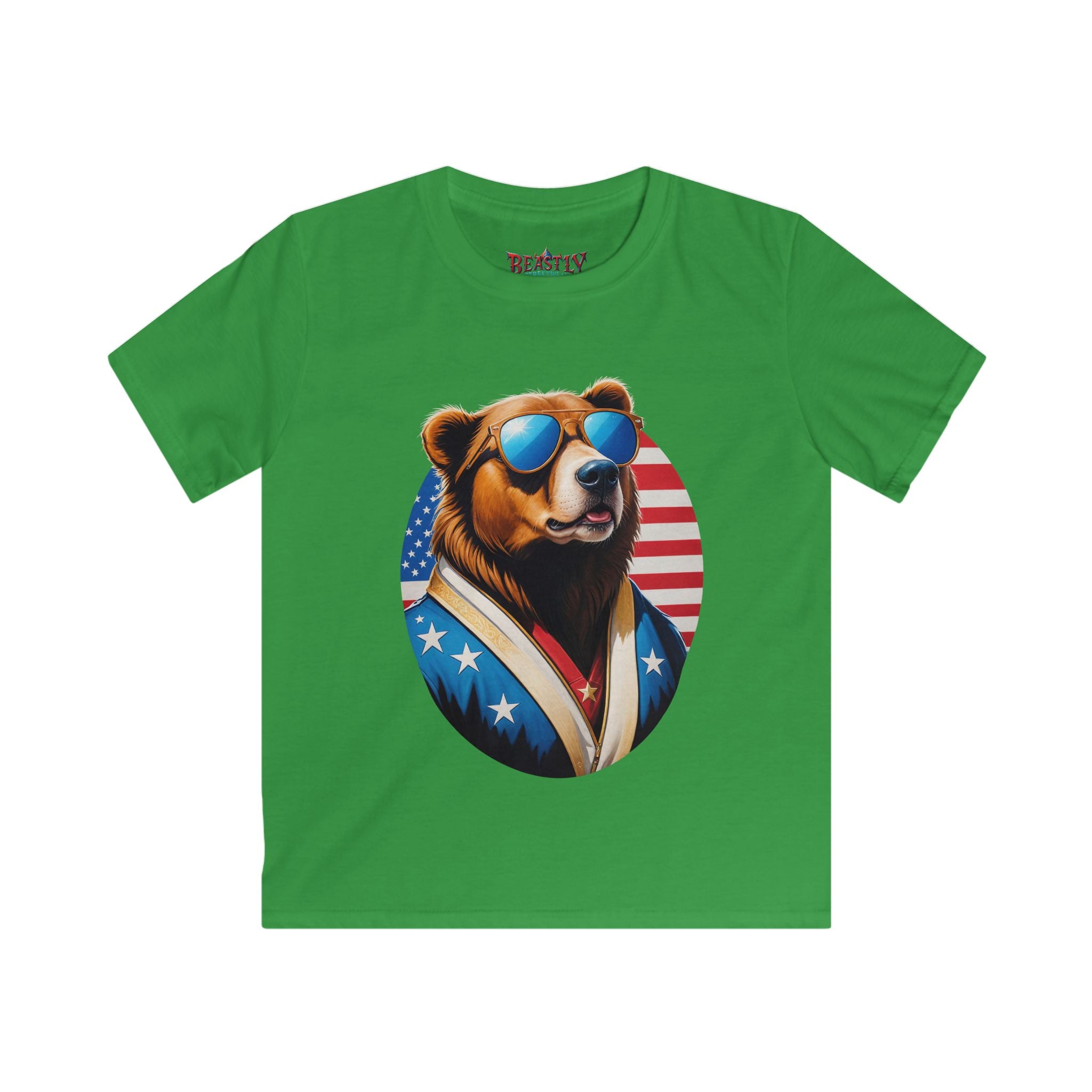 Bear Spangled Banner Youth Tee