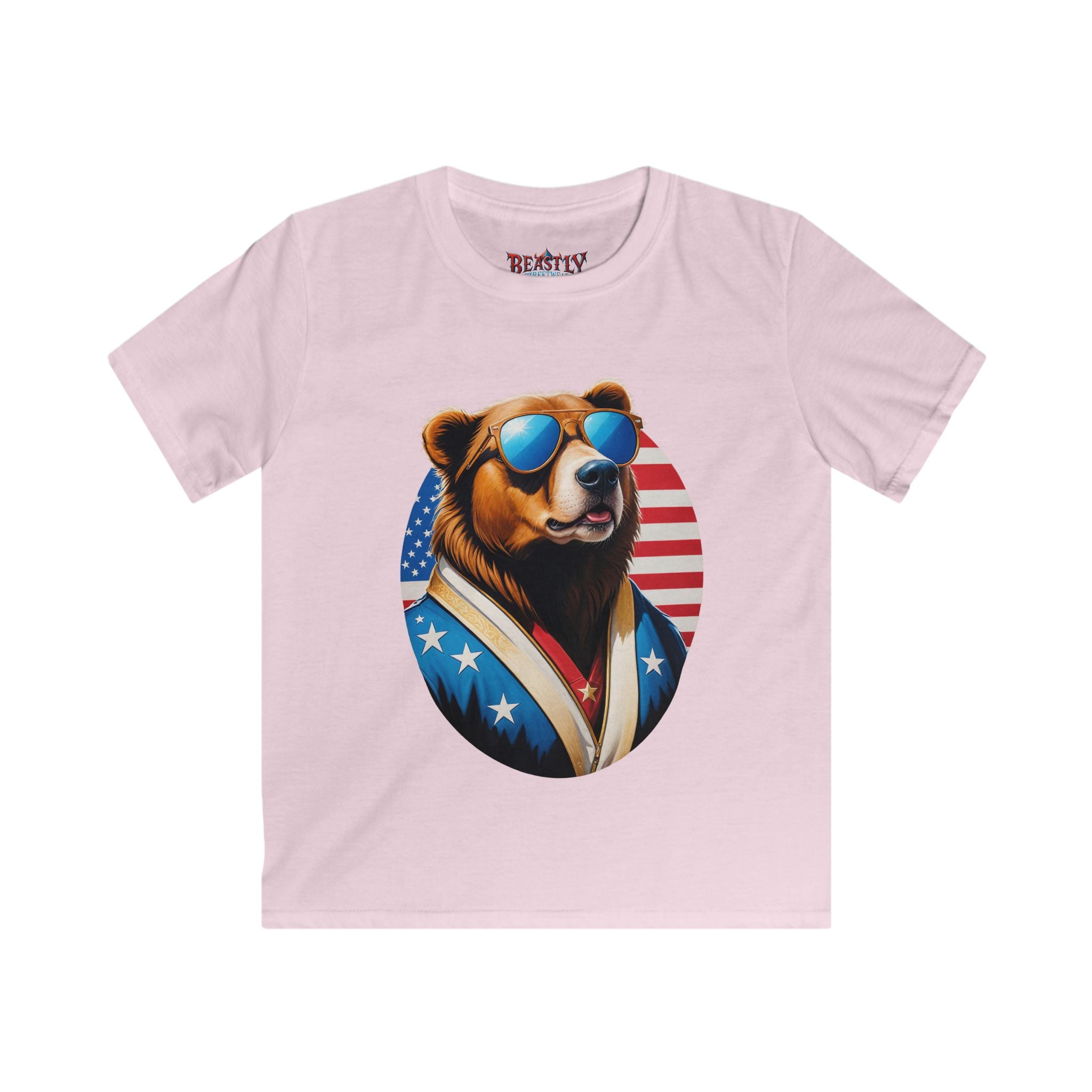 Bear Spangled Banner Youth Tee
