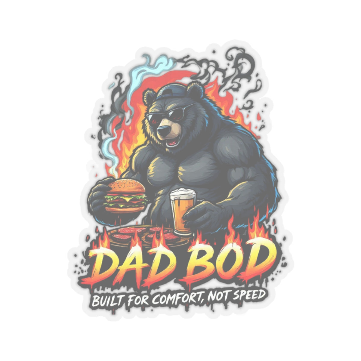 Dad Bod Sticker