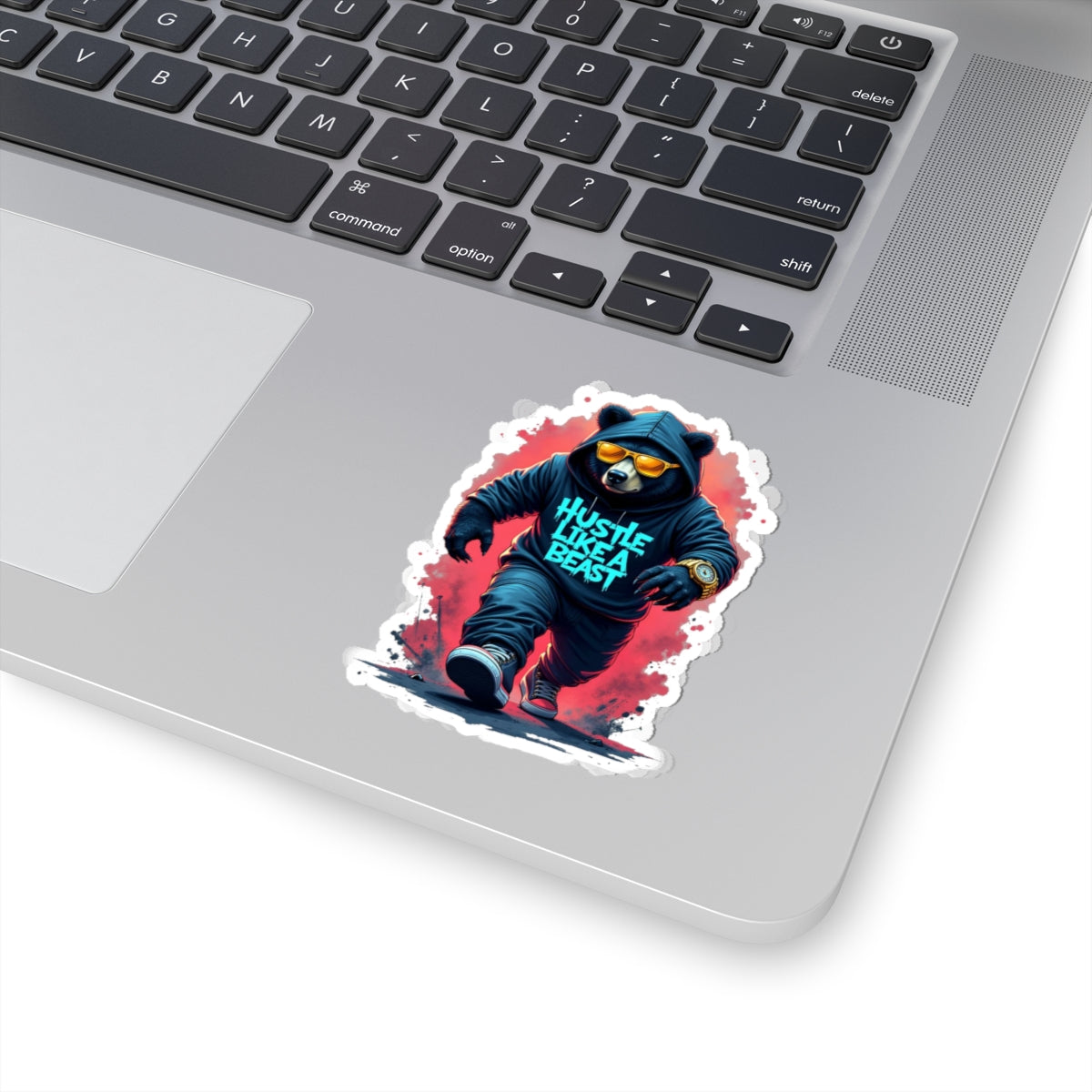 Hustle Like A Beast Sticker