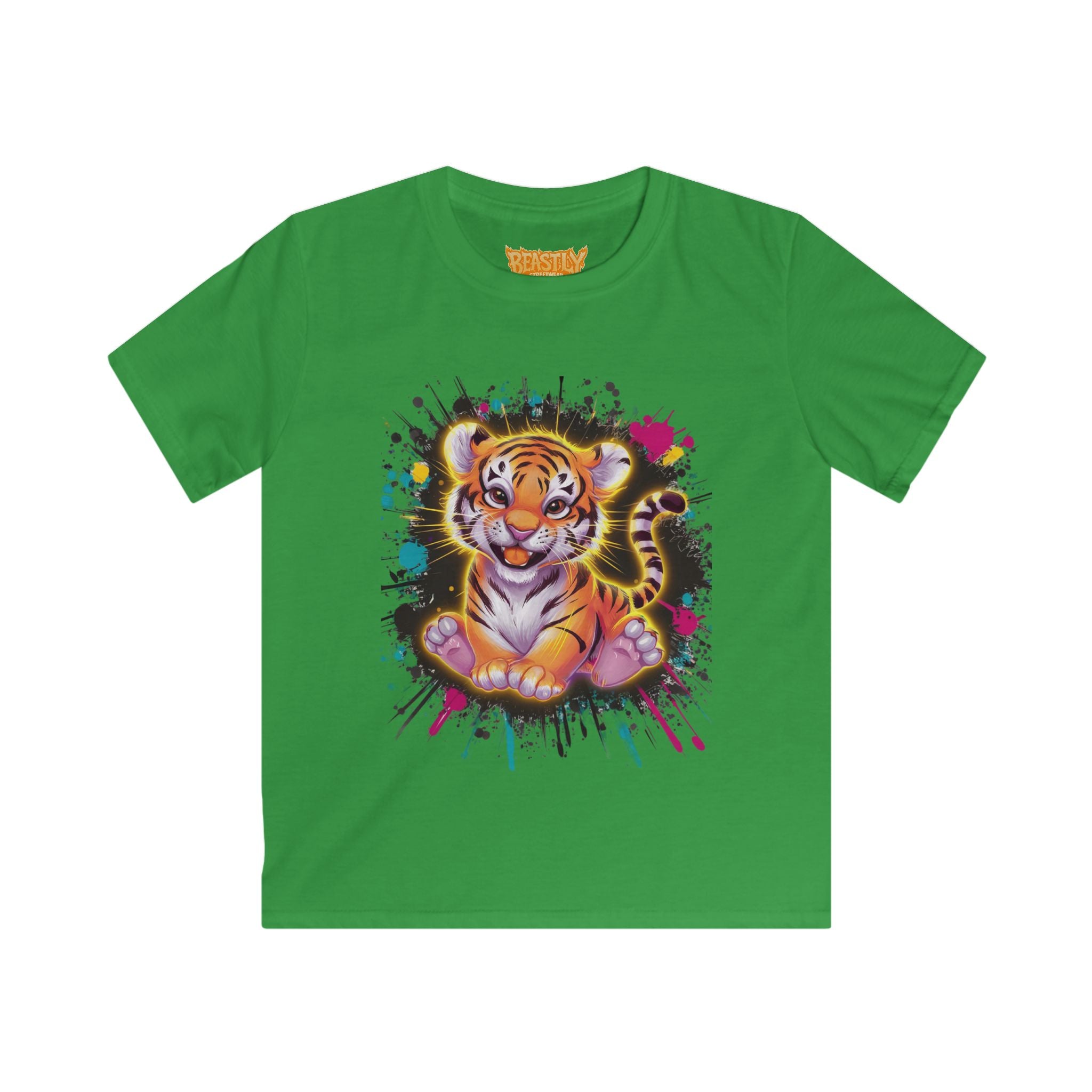 Radient Tiger Burst Youth Tee
