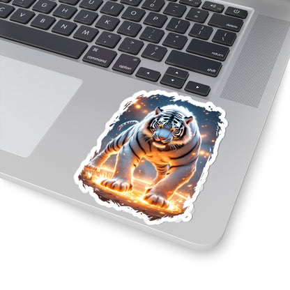 White Wildfire Sticker