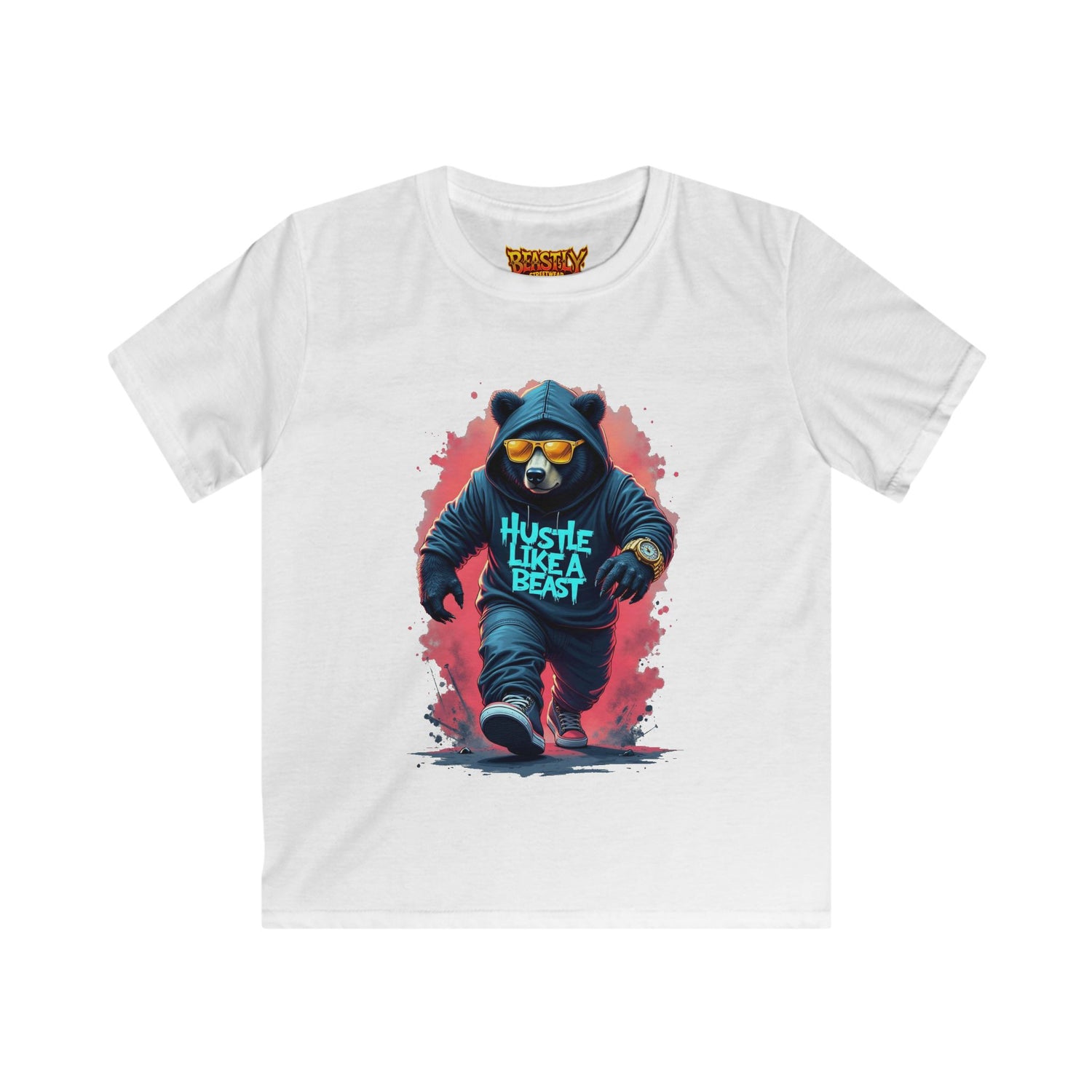 Hustle Like A Beast Youth Tee