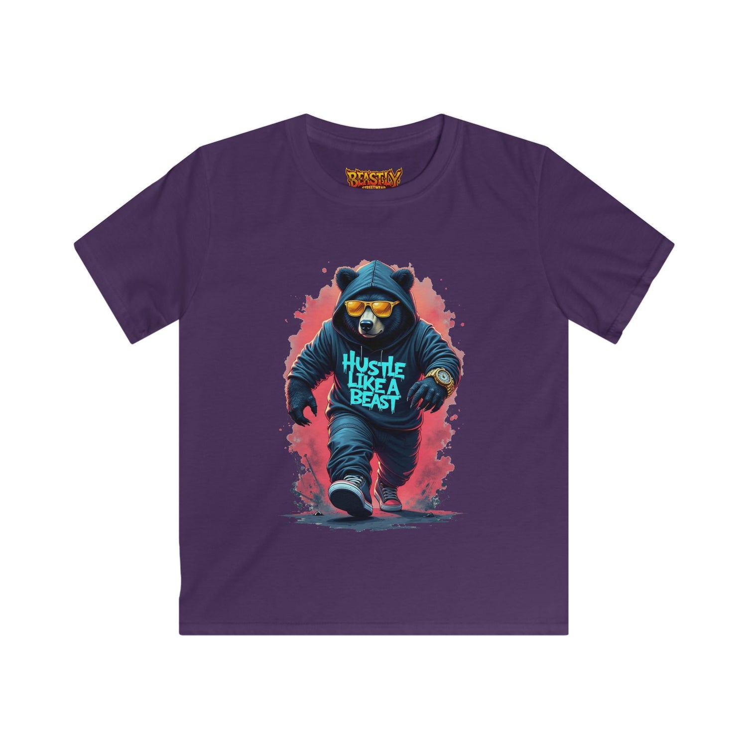Hustle Like A Beast Youth Tee