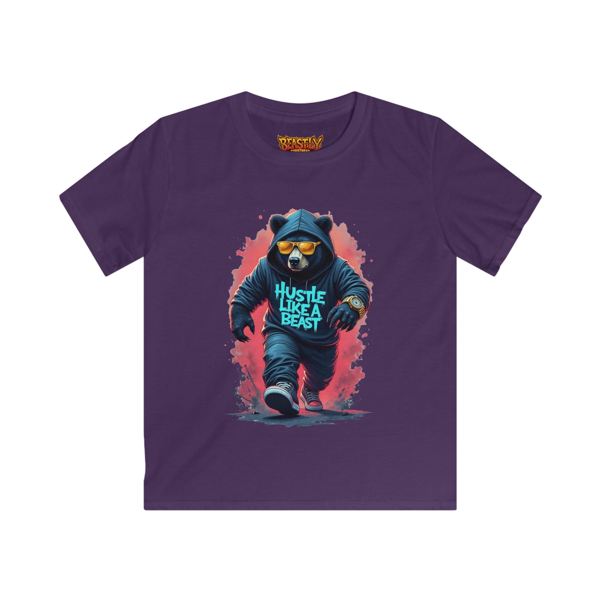 Hustle Like A Beast Youth Tee