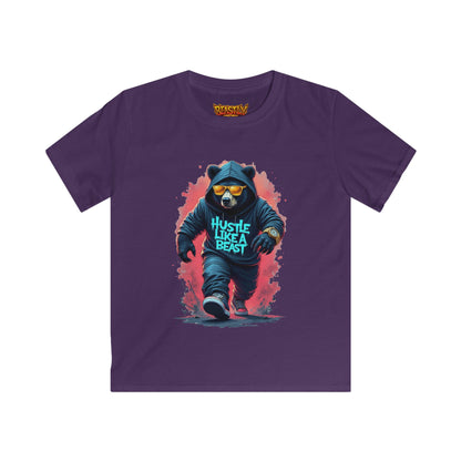 Hustle Like A Beast Youth Tee