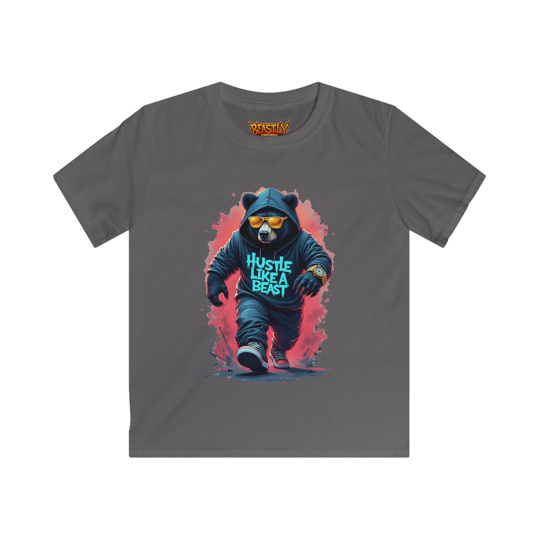 Hustle Like A Beast Youth Tee