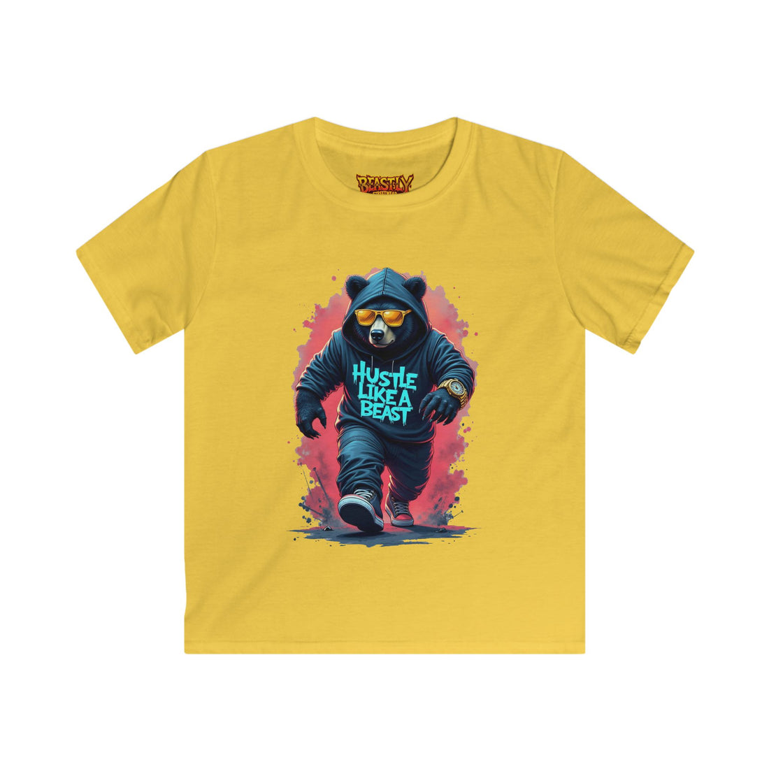 Hustle Like A Beast Youth Tee