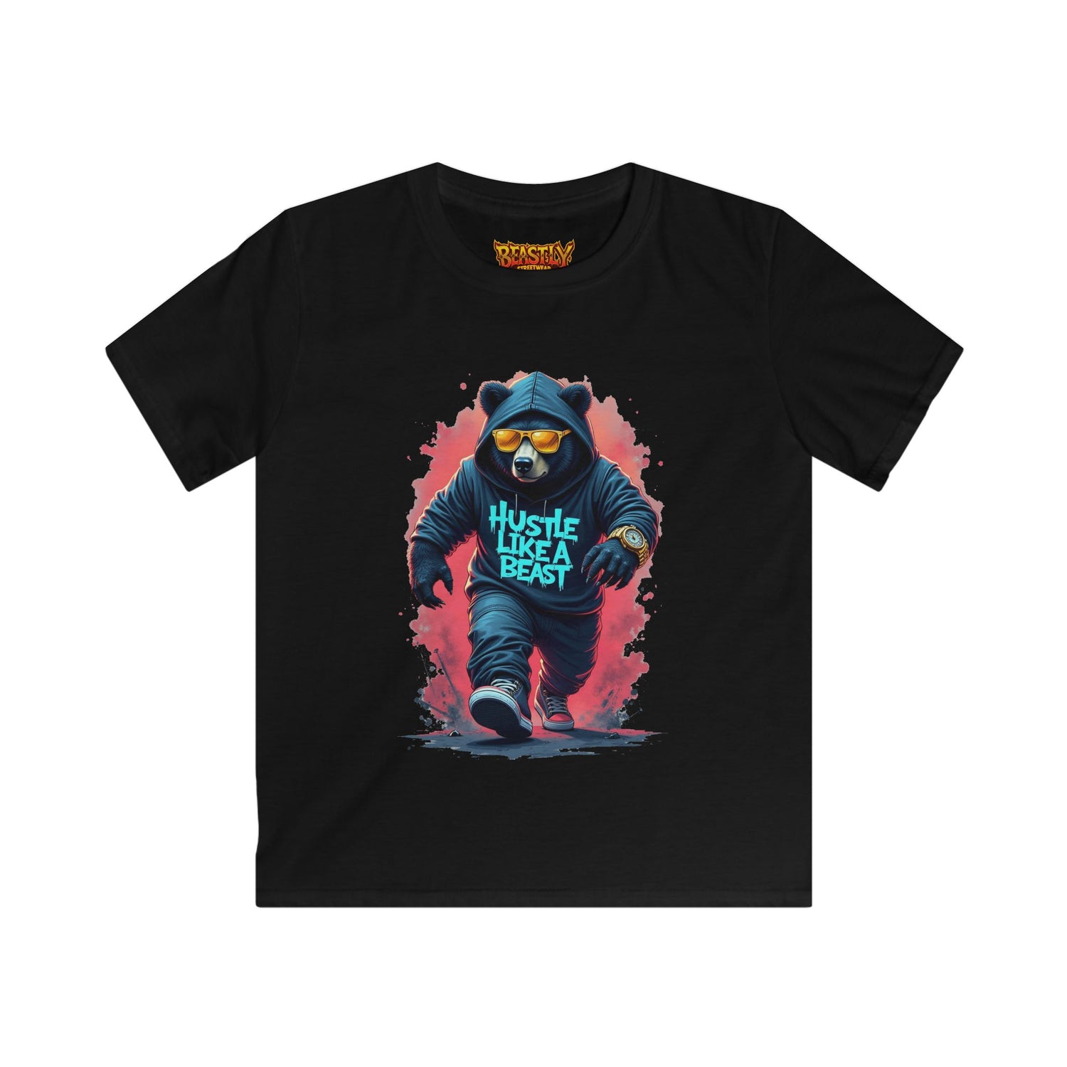 Hustle Like A Beast Youth Tee