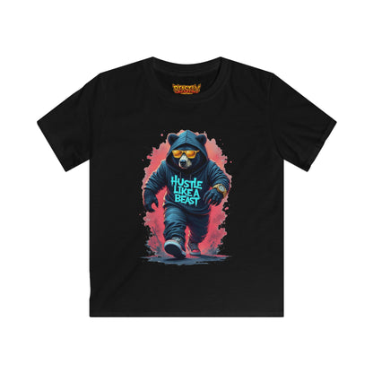 Hustle Like A Beast Youth Tee