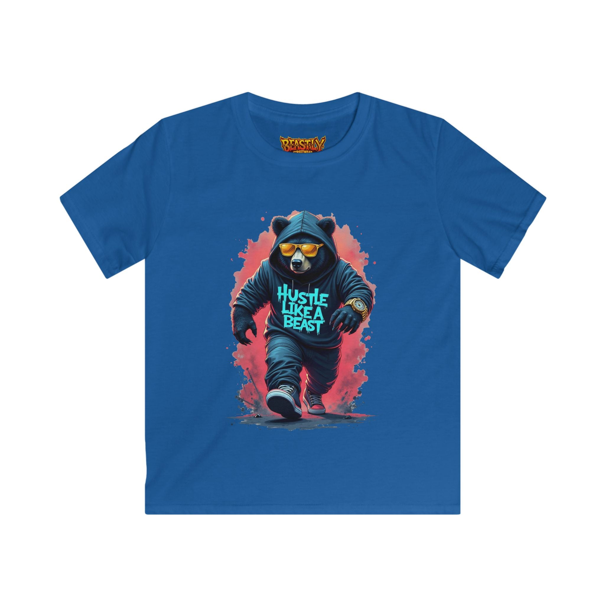 Hustle Like A Beast Youth Tee