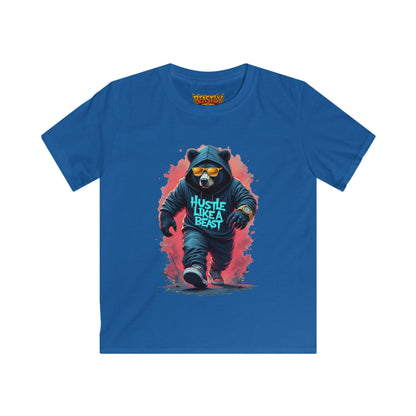 Hustle Like A Beast Youth Tee