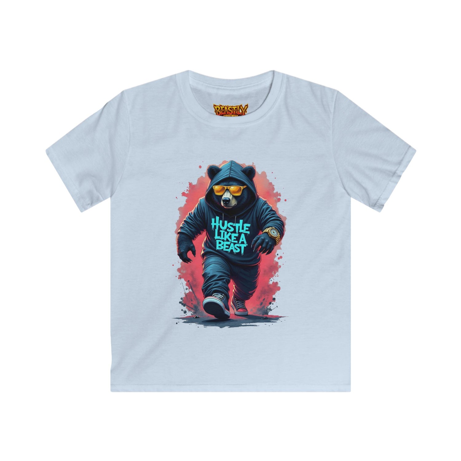 Hustle Like A Beast Youth Tee