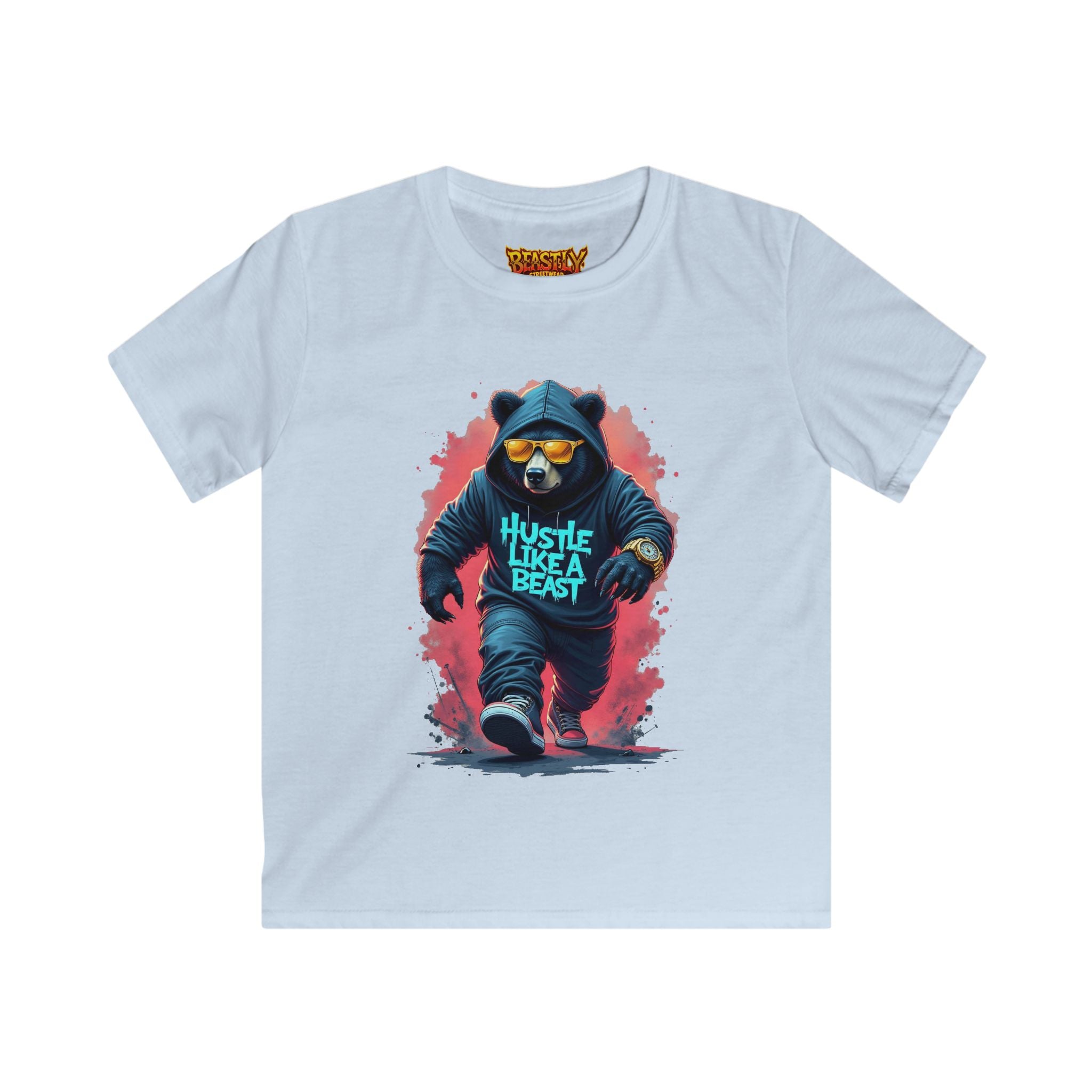 Hustle Like A Beast Youth Tee