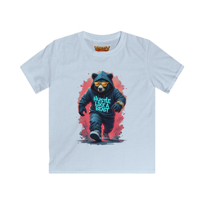 Hustle Like A Beast Youth Tee