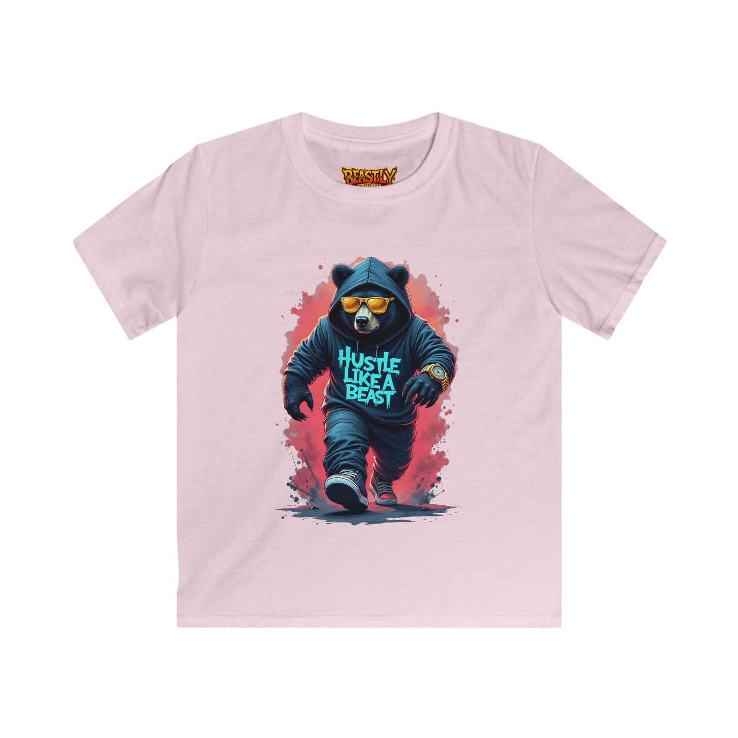 Hustle Like A Beast Youth Tee
