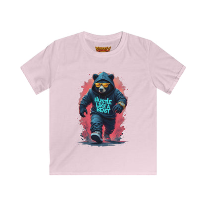 Hustle Like A Beast Youth Tee