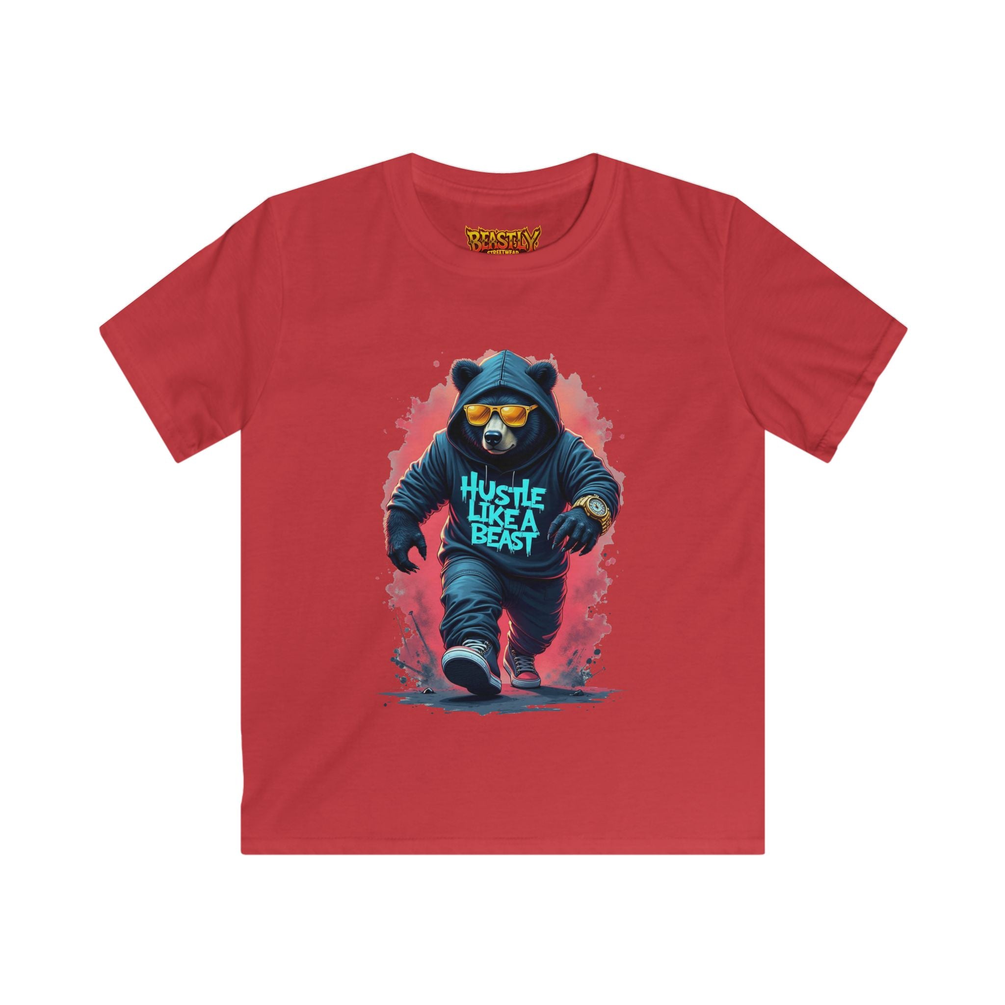 Hustle Like A Beast Youth Tee