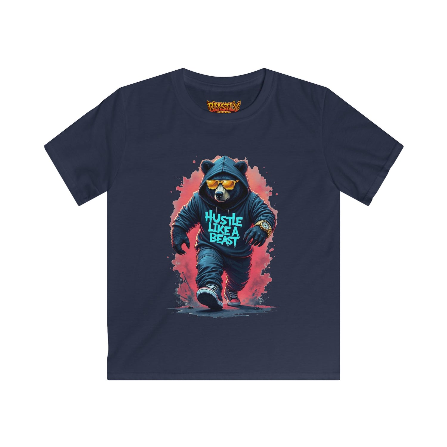 Hustle Like A Beast Youth Tee