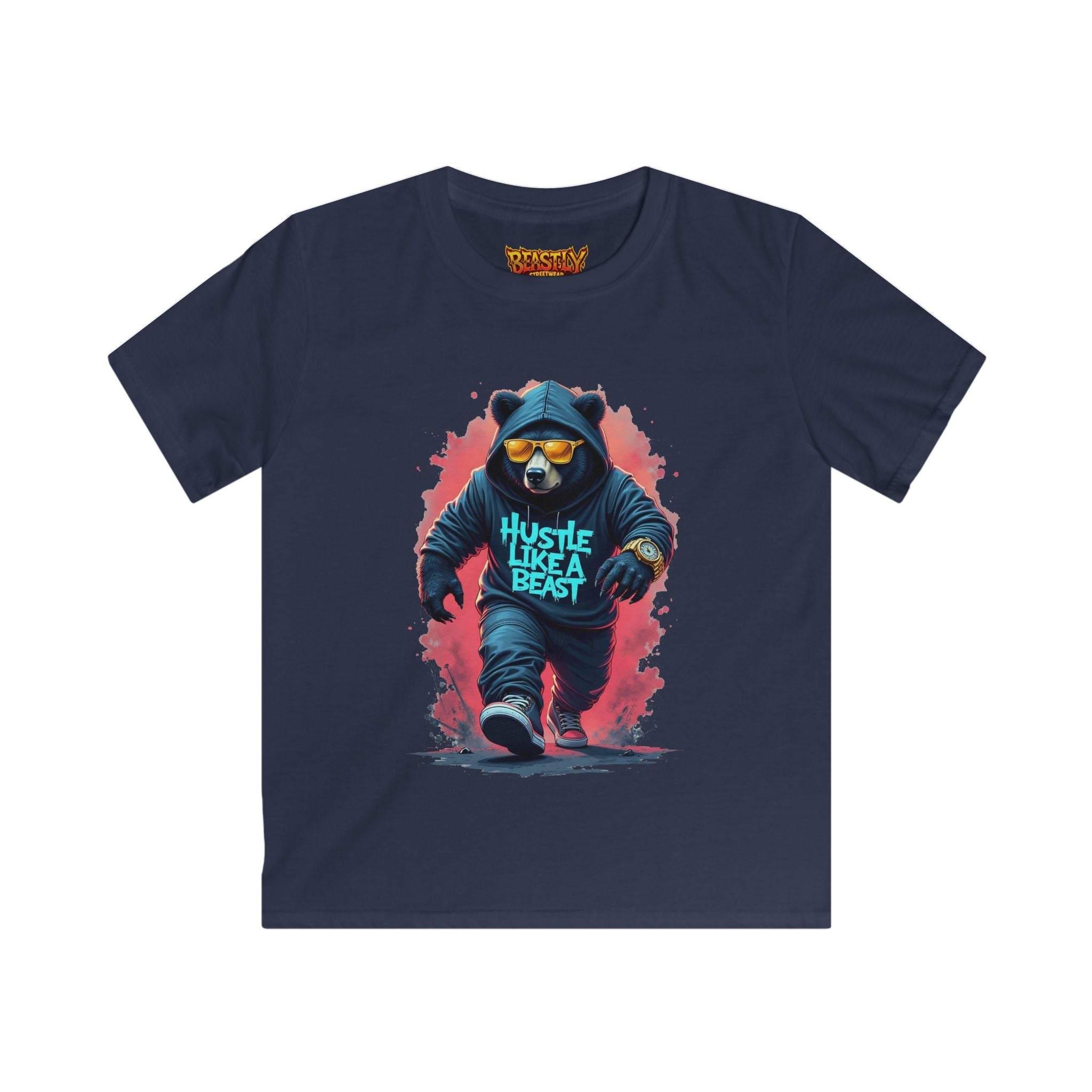 Hustle Like A Beast Youth Tee
