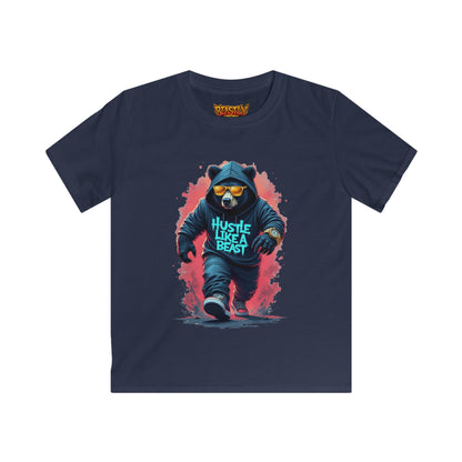 Hustle Like A Beast Youth Tee