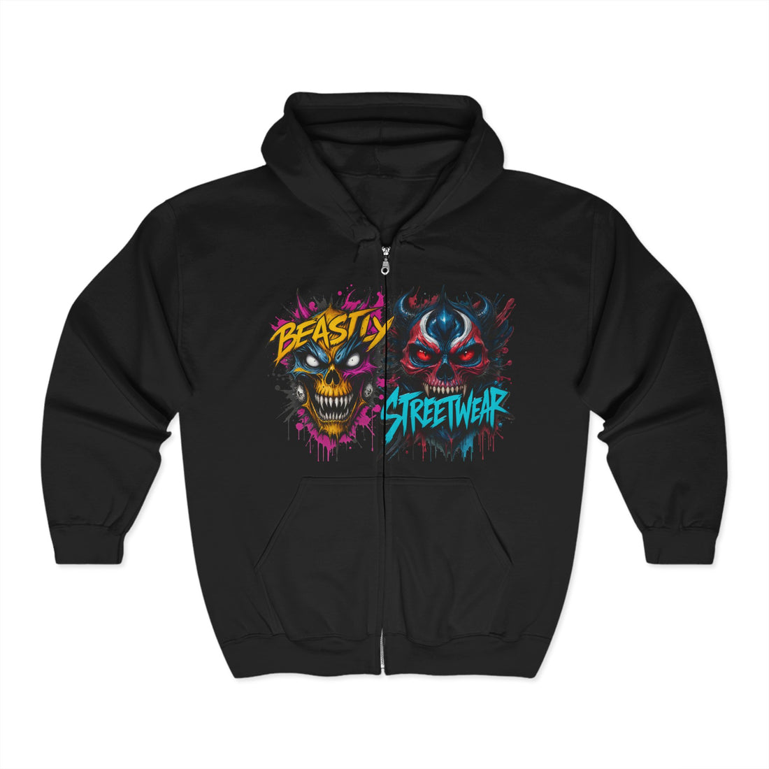 Savage Beasts Zip Up Hoodie