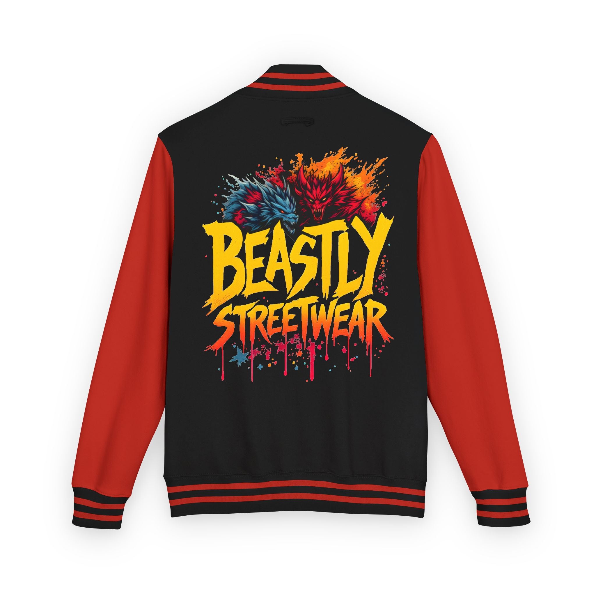 Beasts Of Fire And Ice Heavyweight Letterman Jacket