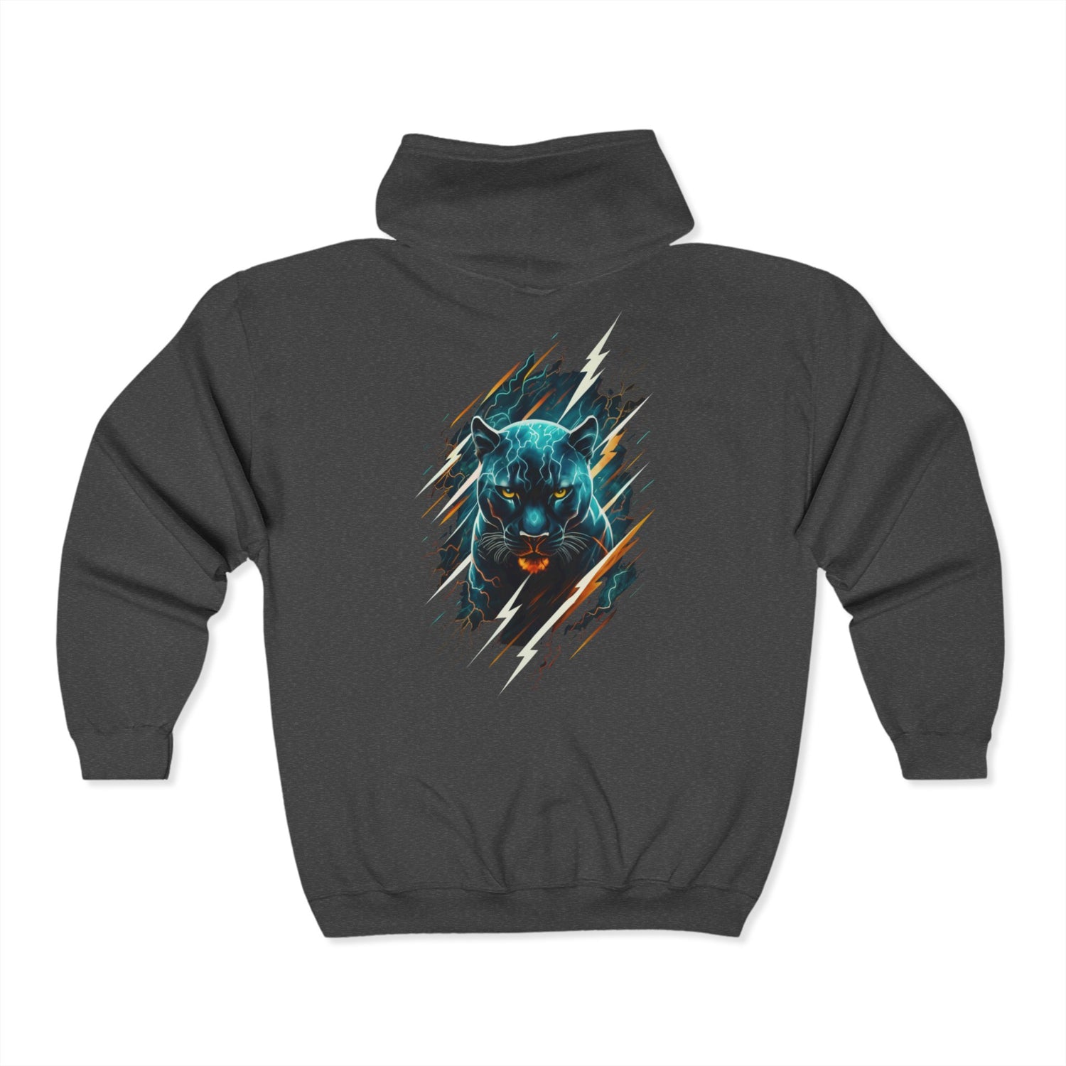 Jungle Lightning Zip Up Hoodie