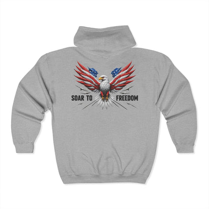 Soar To Freedom Zip Up Hoodie