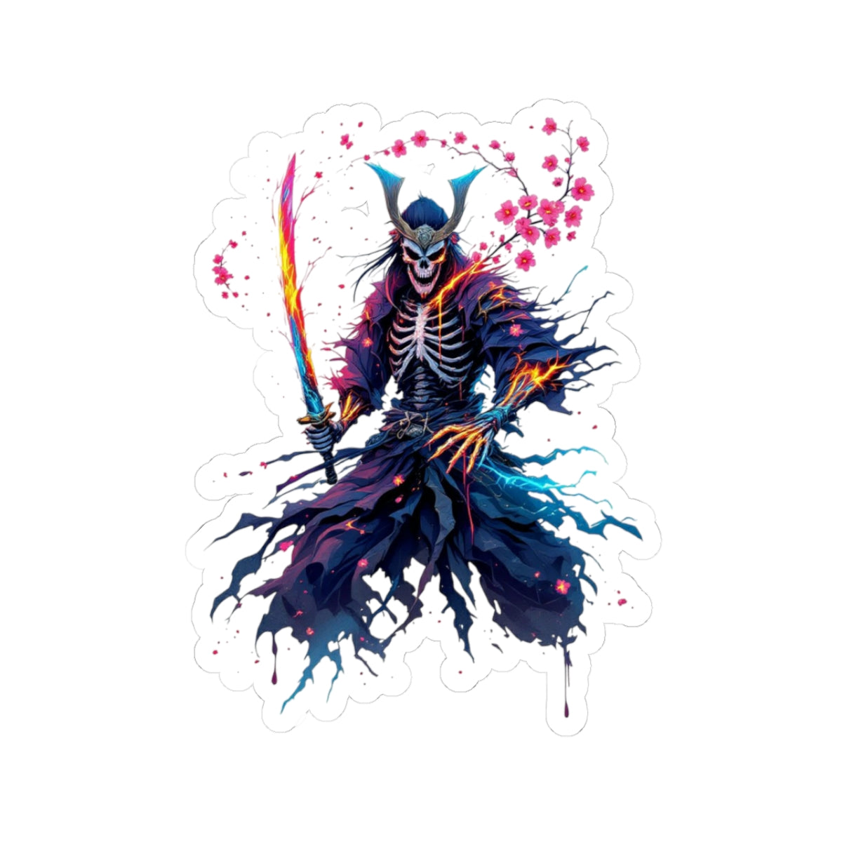 Cherry Blossom Carnage Sticker