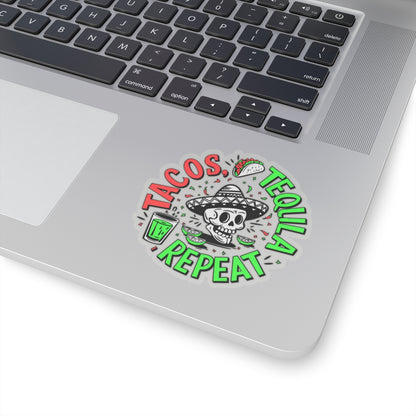 Tacos, Tequila, Repeat Sticker