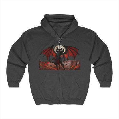 Nightmare King Zip Up Hoodie