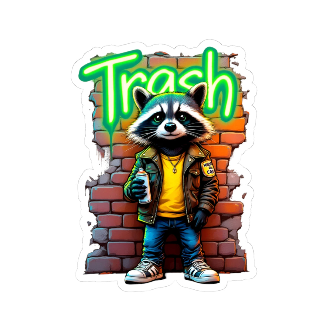 Trash Sticker