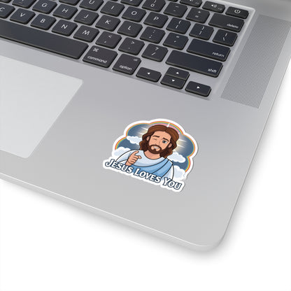 Jesus Loves You Sticker