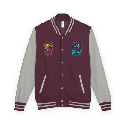 Beastly Streetwear Halloween Heavyweight Letterman Jacket