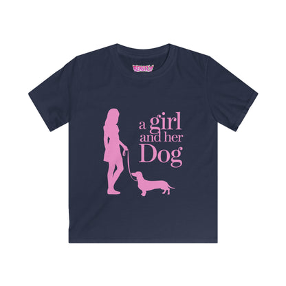 A Girl And Her Dog Youth Tee